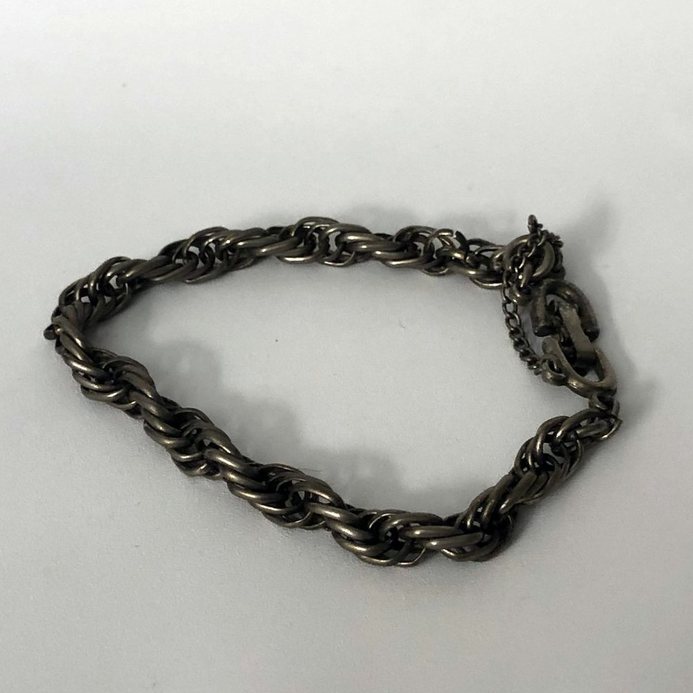 Vintage Silver Loop Bracelet